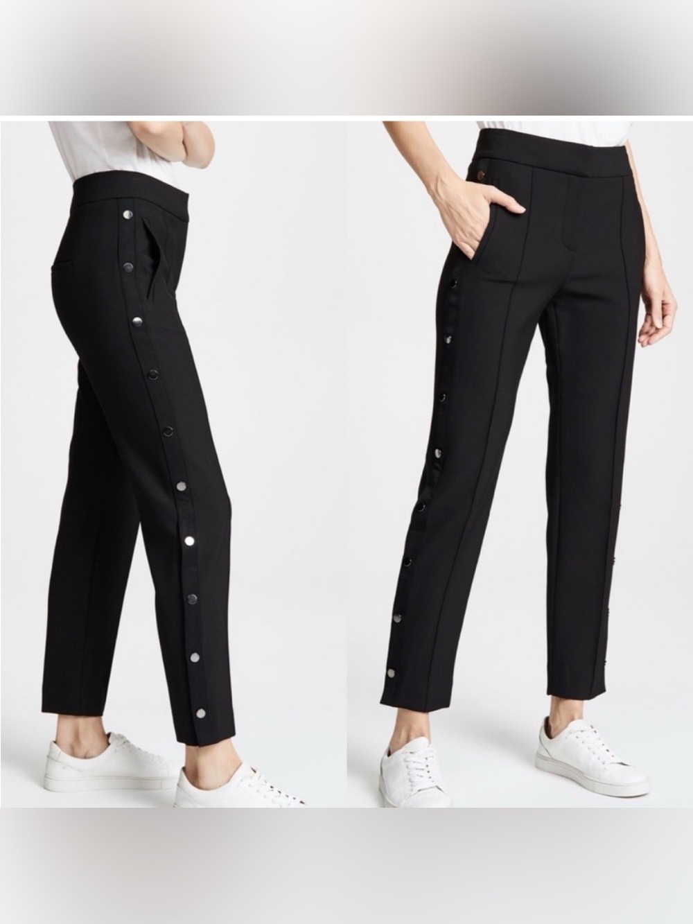 Veronica Beard Irving Side Snap Pants size 10